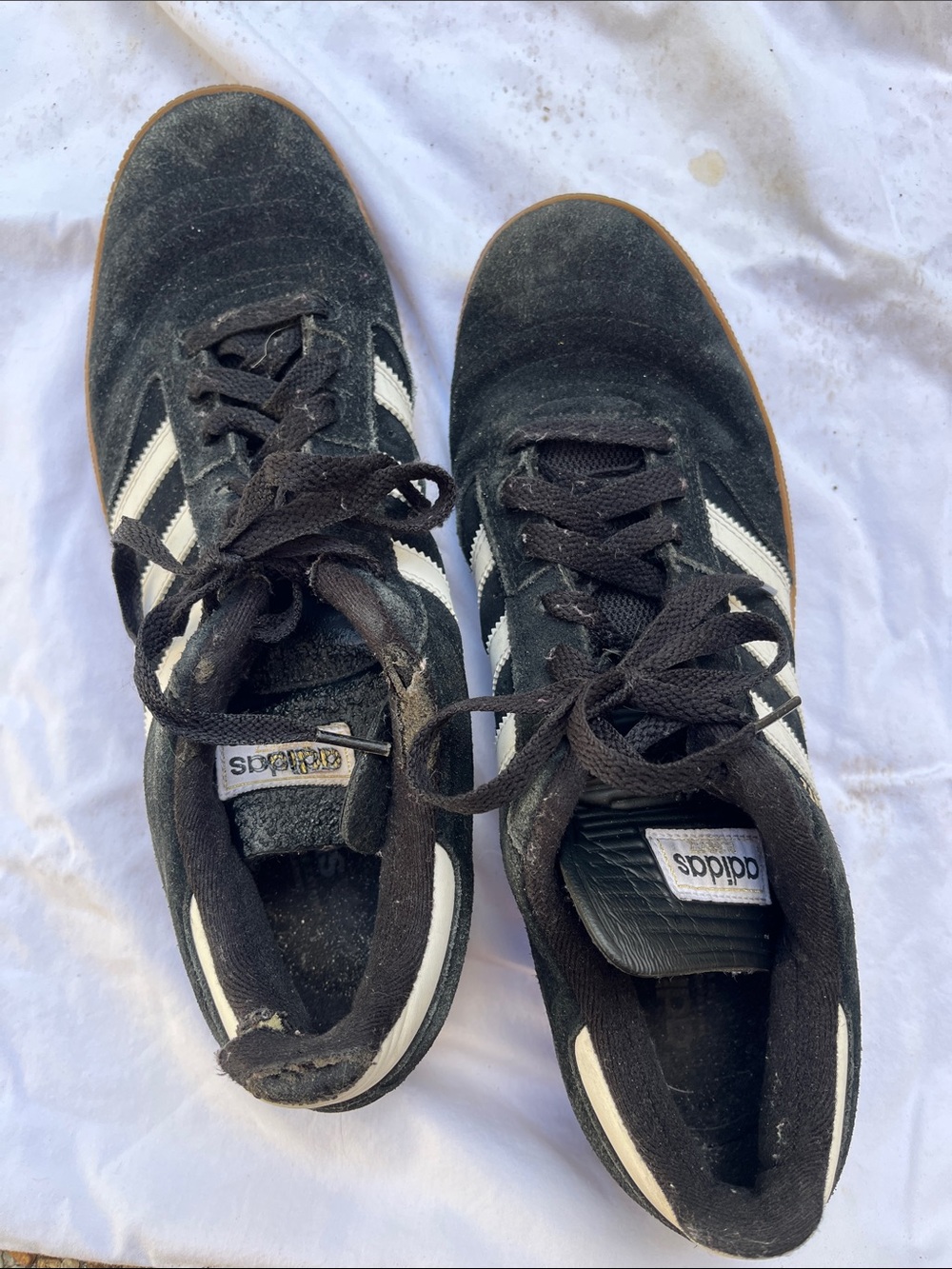 adidas Samba Black and White Suede-Style Men’s Sneakers